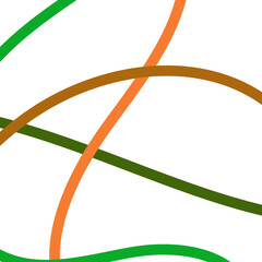 Orange Green Lines Grid Transparent 