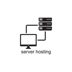server hosting icon , data icon