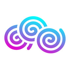 roll cake icon 