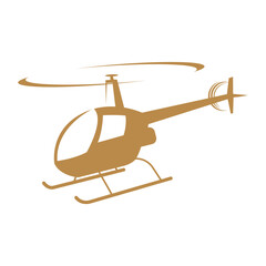 Helicopter icon logo design