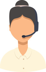 Taxi call center icon cartoon vector. Car app. Service driver