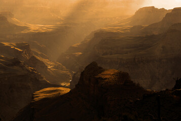 Sunset in the Grand Canyon