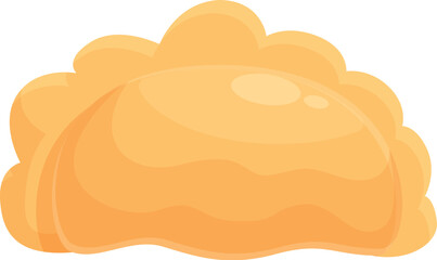 Asian dumpling icon cartoon vector. Chinese food. Dish pork