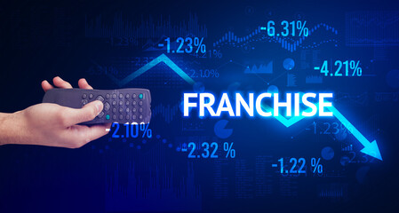 male hand holding wireless peripheral