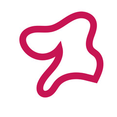 Red Lines Abstract Transparent 