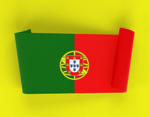 Portugal Ribbon Banner