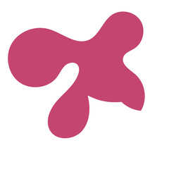 Red Abstract Blob Shapes