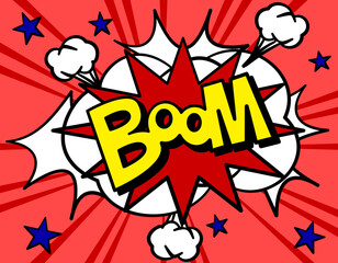 アメコミ文字・背景　