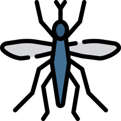 mosquito line icon