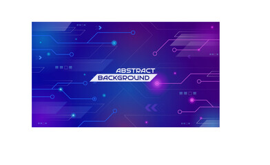 Techno abstract gradient. Abstract circuit background techno - Editable Vector wallpaper.