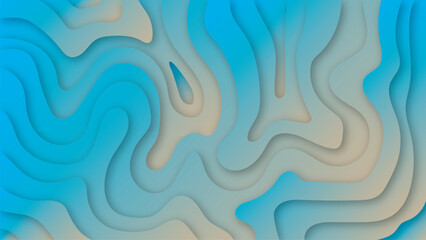 Fototapeta premium Wave Water Abstract Background
