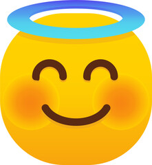 Smiling Face with Halo emoji