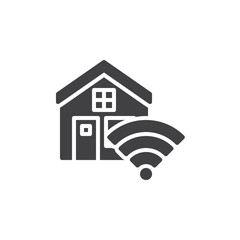 Smart home vector icon