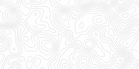 Topographic map. Geographic mountain relief. Abstract lines background. Contour maps. Vector illustration, Topo contour map on white background, Topographic contour lines vector map seamless pattern.