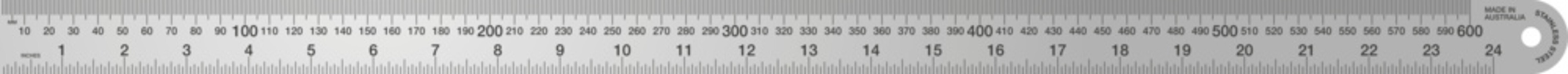 Steel Rule Metric/Imperial