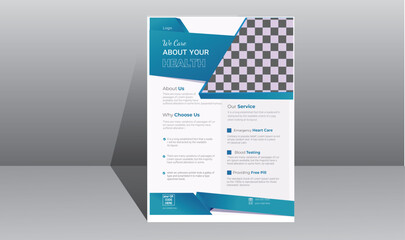 Creative corporate modern vector unique Flyer design template.