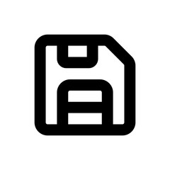 floppy disk line icon