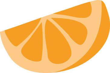 Colorful tropical orange