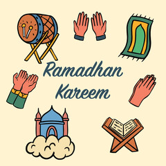 Ramadan Eid Vector Element