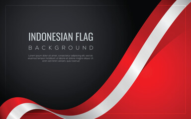 Indonesia flag background. Indonesia independence day