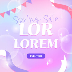 Spring Event Banner Template
