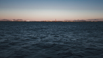 Naklejka premium Coastal landscape in Northern Norway