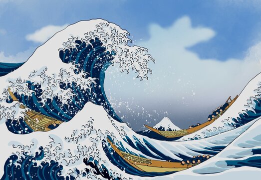 冨嶽三十六景　プリント　額絵 キャンバスプリントアート 葛飾北斎 富嶽三十六景 額付き 絵画