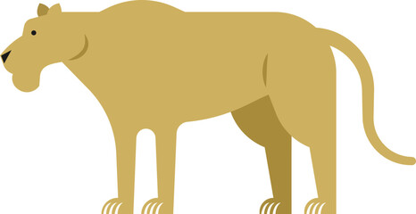 Flat Illustration Animal Element