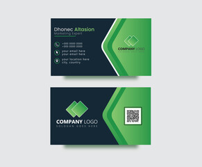 Simple Creative and Clean Business Card layout design Template.