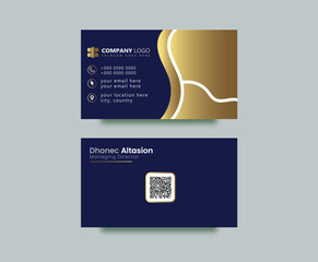 Simple Creative and Clean Business Card layout design Template.