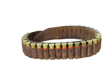 cartridge belt isolated