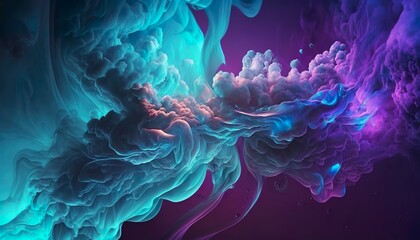 abstract blue background (Generative AI)