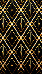 pattern with golden ornament