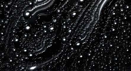 Black fluid thick background