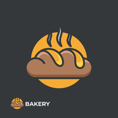 Illustration vector graphic template of bakery logo