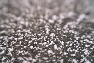 frozen condensation on the window. bad interior insulation during winter season