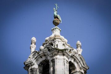 Fototapeta na wymiar tower clock, ajuda palace lisbon