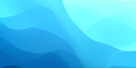 blue abstract background, wave pattern, copy space for text, illustration, Generative, AI