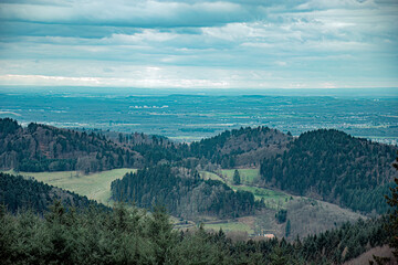 panorama of the beautiful mountains