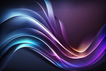 Naklejka premium wavy shapes wallpaper, background, blue, purple, windows, technology 