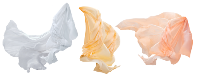 abstract flying fabric png	