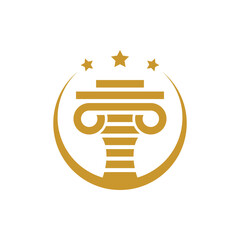 Law firm logo images illustration