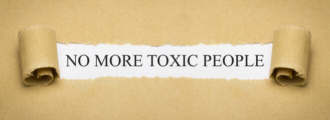 No more toxic people