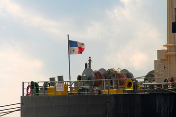 stern of ship under the Panamanian flag