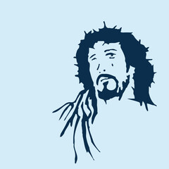 THESE HIGH QUALITY JESUS VECTOR FOR USING VARIOUS TYPES OF DESIGN WORKS LIKE T-SHIRT, LOGO, TATTOO AND HOME WALL DESIGN