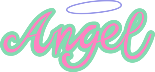 Angel y2k style vector