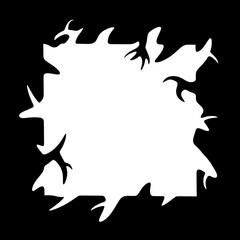 Obraz premium Square Frame With Abstract Elements