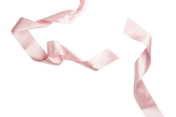 Image of pink satin ribbon for decoration