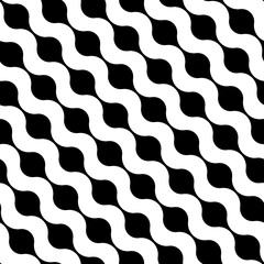 Circle seamless pattern. Repeating black dot on white background. Repeated metaball wallpaper. Abstract design for tech print. Modern repeat backdrop. Blobs shapes. Circe form. Vector illustration