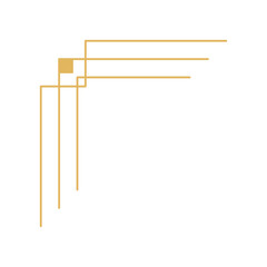 Luxury Corner Frame Illustration For Template Design